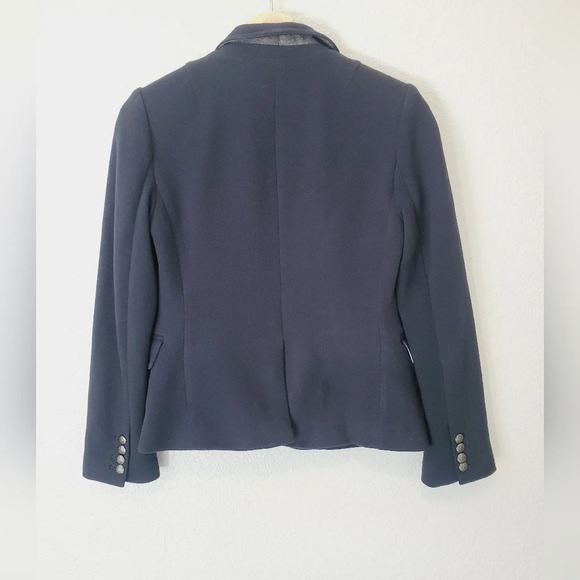 Banana Republic Captains Blazer Blue Cotton Tailored Jacket - Picture 5 of 8